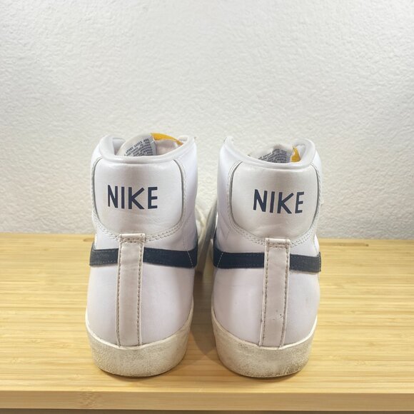 Nike Blazer Mid '77 Vintage White Black Sneakers Size 11 - Picture 5 of 8